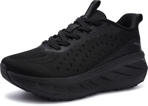 Women's Cushion Thick-Sole Walker — Black