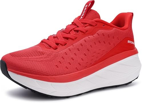 Women's Cushion Thick-Sole Walker — Red